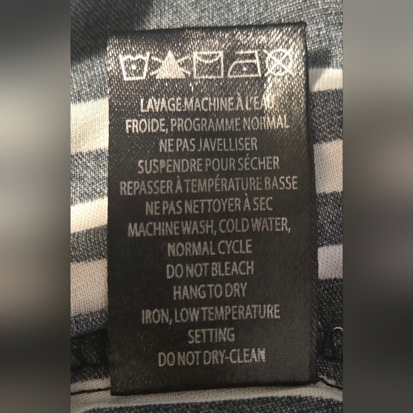 Lily Morgan Sleeveless Black & White Striped Lughtweight Dress– Size XL - Picture 12 of 13